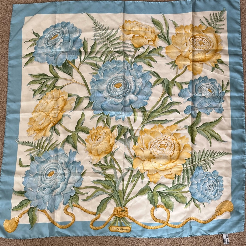 Salvatore Ferragamo silk scarf